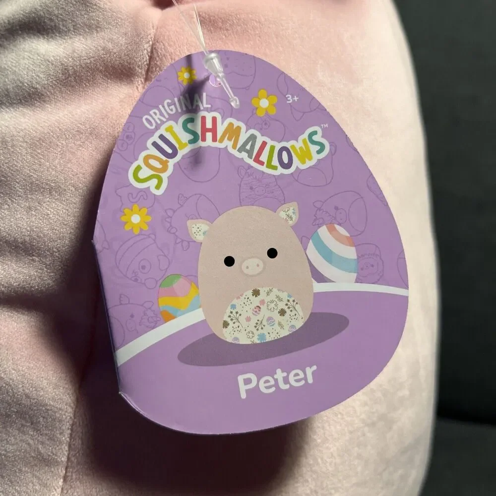 Peter the Pink Pig 14” Squishmallow - Easter Farm Animal Plush